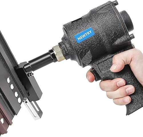 NEWTRY Perforadora de agujeros neumáticos de 0.315in, herramienta de perforación de agujeros de metal industrial, pistola de perforación de metal