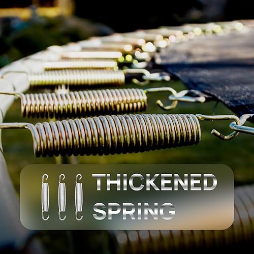 Miniatura 3 de 72 Pieces Trampoline Springs Replacement with T-Hook Heavy Duty Stainless Steel Trampoline Springs