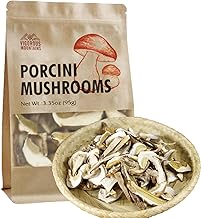 VIGOROUS MOUNTAINS Dried Porcini Mushrooms for Cooking (3.35Ounces)