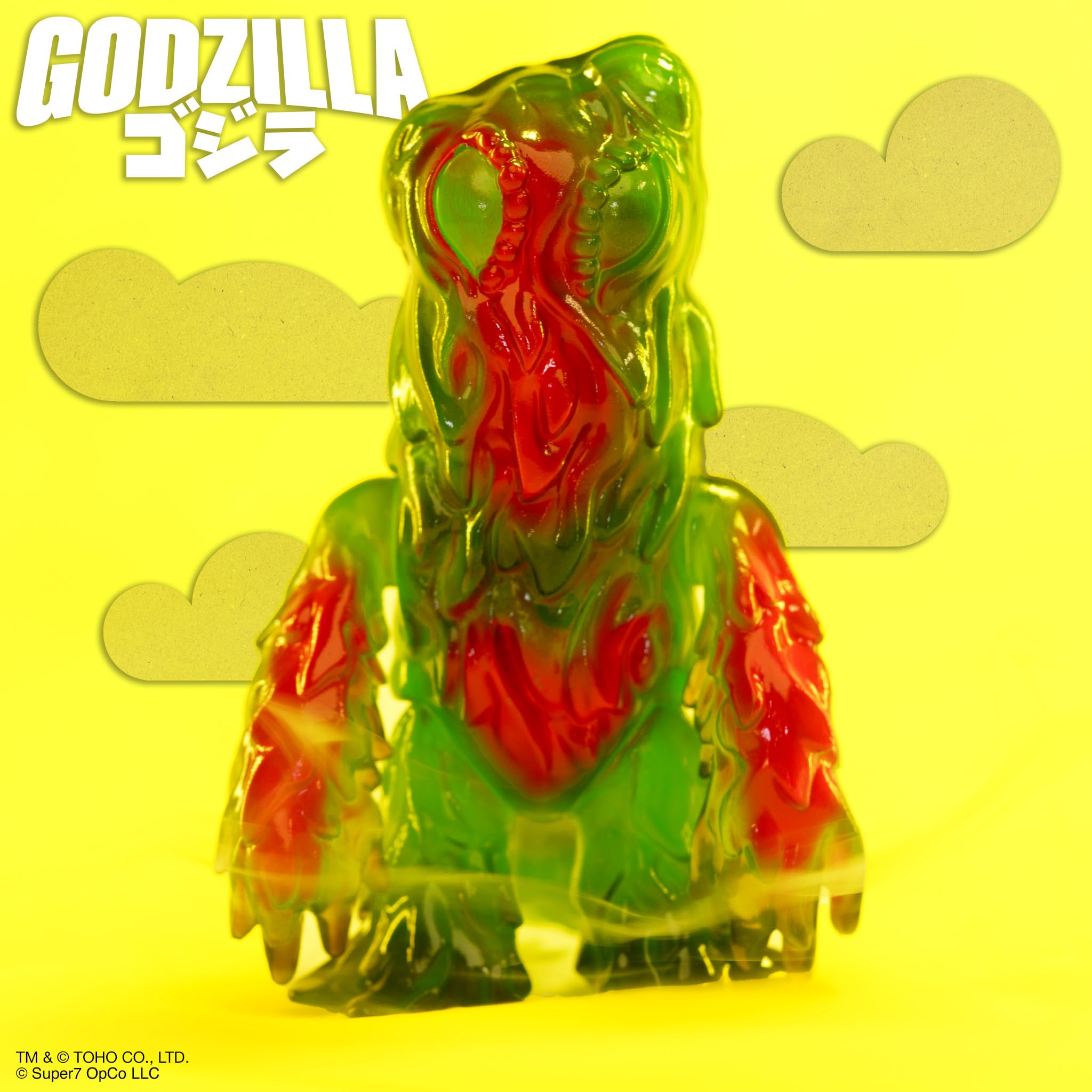 Amazon.com: Super7 Toho Hedorah '71 (Clear Green) Reaction Figure