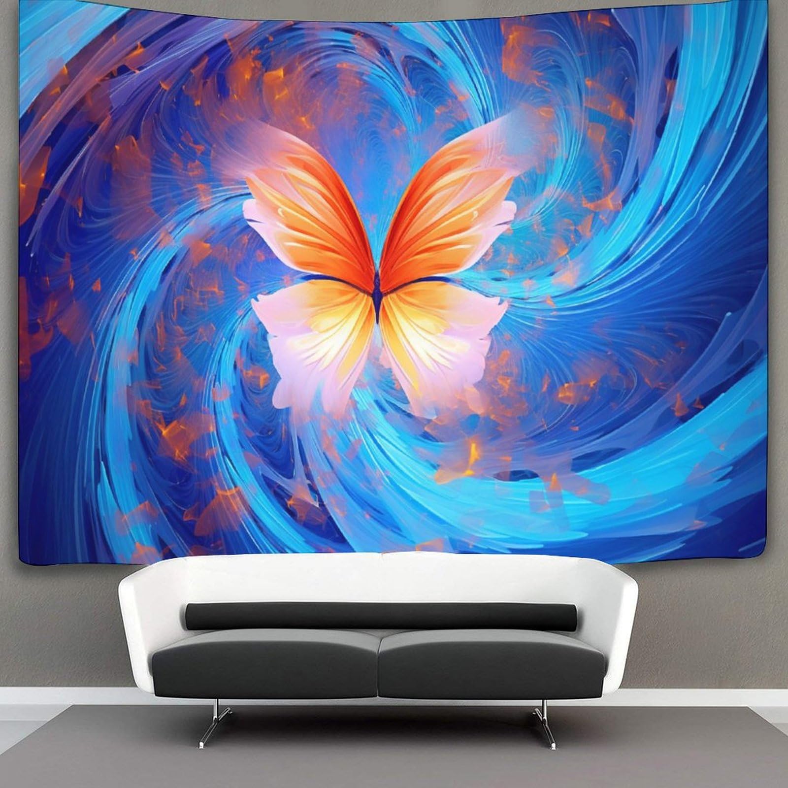 kaiyun Tapestry Butterfly Wall Hanging Tapestries for Bedroom Living Room Apartment Dorm Decorations Wall Art Decor 70cmx100cm