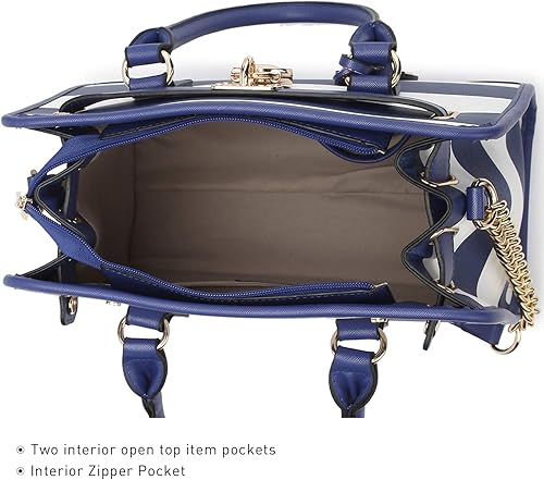 Miniatura 5 de Dasein - Bolso de mano para mujer, con asa superior, bolsa de hombro, bolsa de trabajo, 2 unidades.