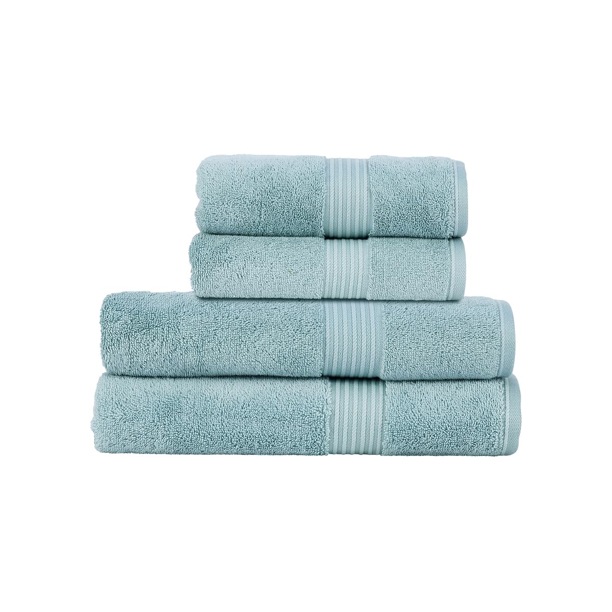 Christy Supreme Hygro 2 Hand Towels Set | Blush Pink | 100% Luxury Supima Cotton | Ultra Soft | Super Absorbent | 650GSM | Plush and Long Lasting — view 49