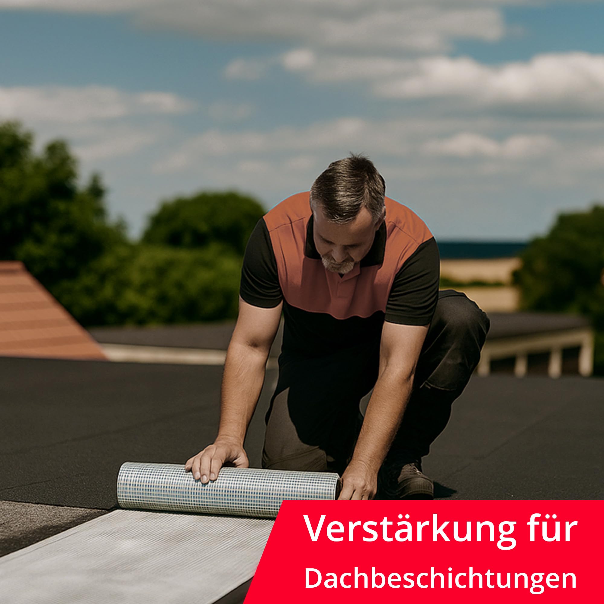 BORNIT Glasgittergewebe 50mx1m Alkalibeständiges Glasfaser Armierungsgewebe | für Bauwerksabdichtungen und Renovierungen, Verstärkungseinlage nach ETAG 004