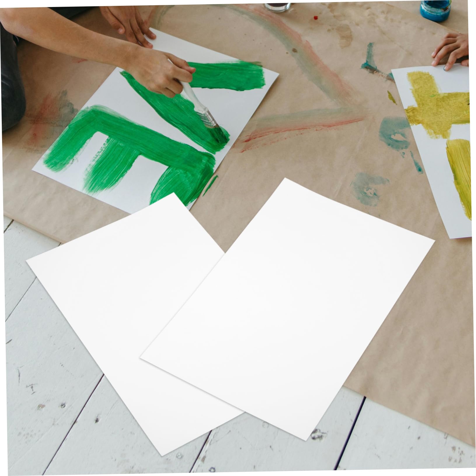 Papier à Dessin Blanc A3 220g/m², Lot de 50 Feuilles