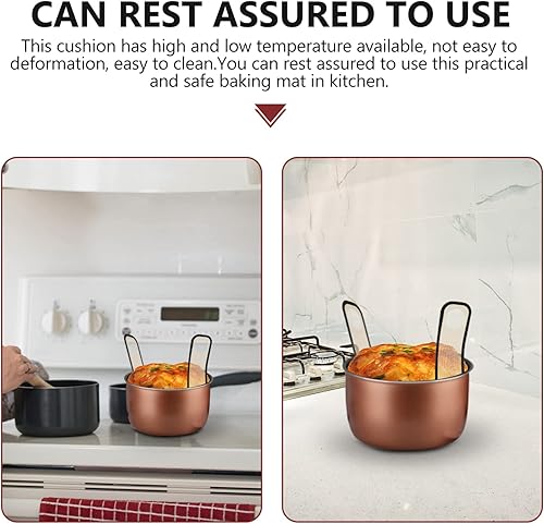 Miniatura 6 de Bread Basics - Alfombrilla de silicona para hornear con asas largas, alfombrilla de silicona para horno holandés, pan, masa para pastelería