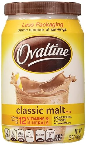 Miniatura 1 de Ovaltine Mezcla de leche con sabor a malta, 12 onzas