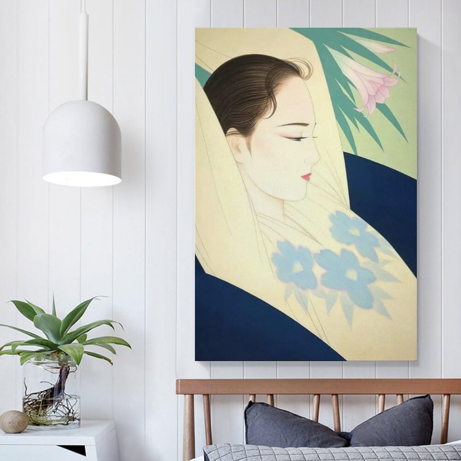 Amazon.co.jp: 鶴田一郎 浮世絵 偉大な画家名作の印刷 複製画 絵画