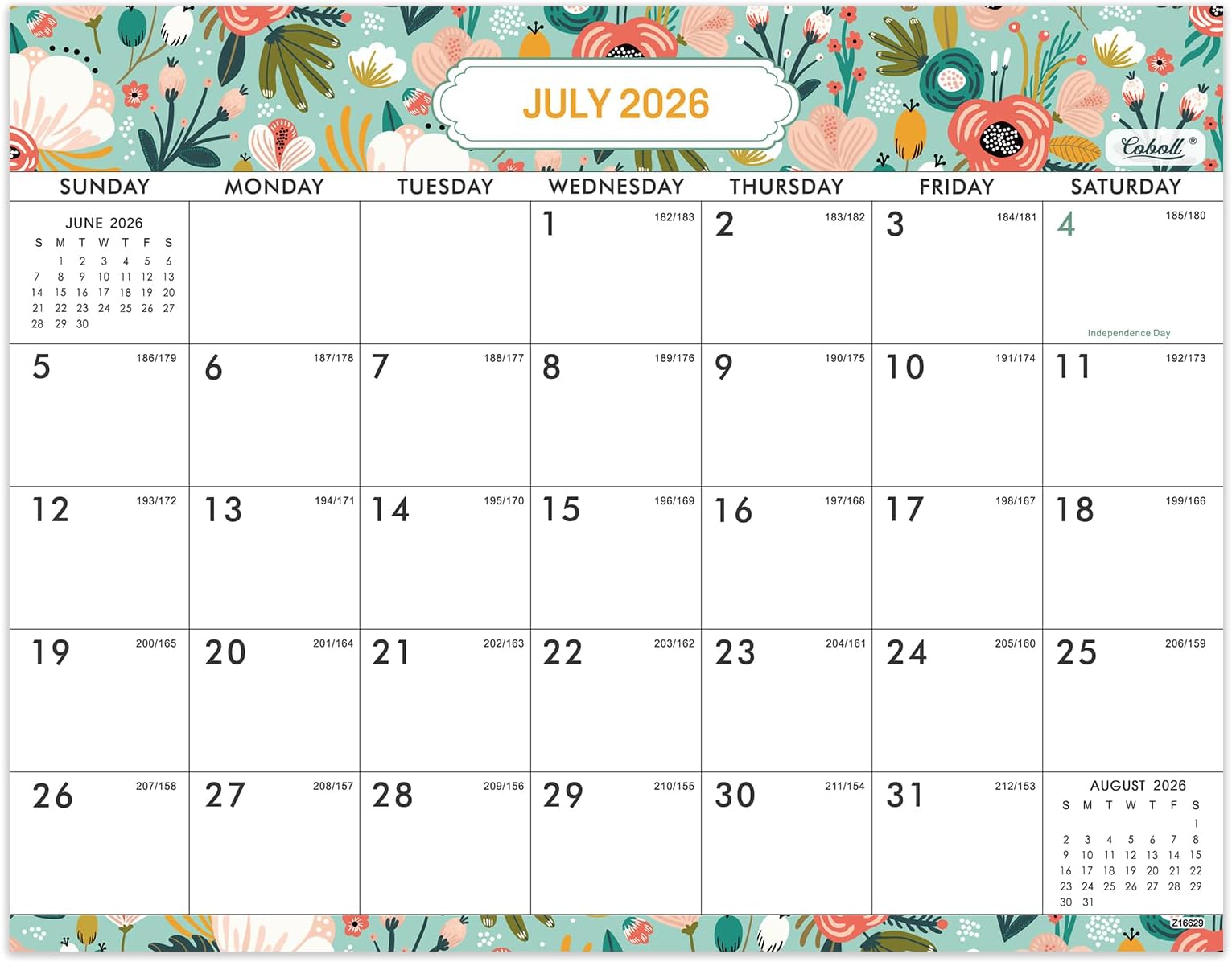2026 Magnetic Calendar - 2026 Calendar from Jan.2026 - Dec.2026, Magnetic Calendars for Fridge, 8" × 10", Tear-off Pad, Perfect Magnetic Calendars for Refrigerator