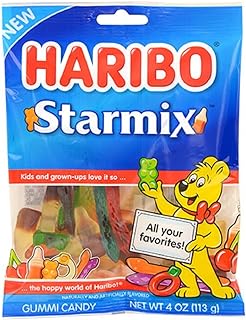 Starmix Gummi Candy, All Your Favorites, 4 Oz. Bag (One Bag)