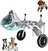 Dog Wheelchair For Back Legs,Legs Medium Large,Support Dog Front Leg With 2 Wheel,Mobility Adjustable Pet Cat Rabbit,For Walking,Disabled Assistant Exercise Brace(M,Two-wheeled)