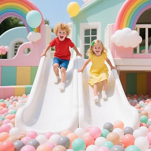 Miniatura 14 de GOGOSO 100 pelotas de juego no tóxicas para niños, suaves, a prueba de aplastamiento y sin BPA en colores divertidos para jugar en interiores