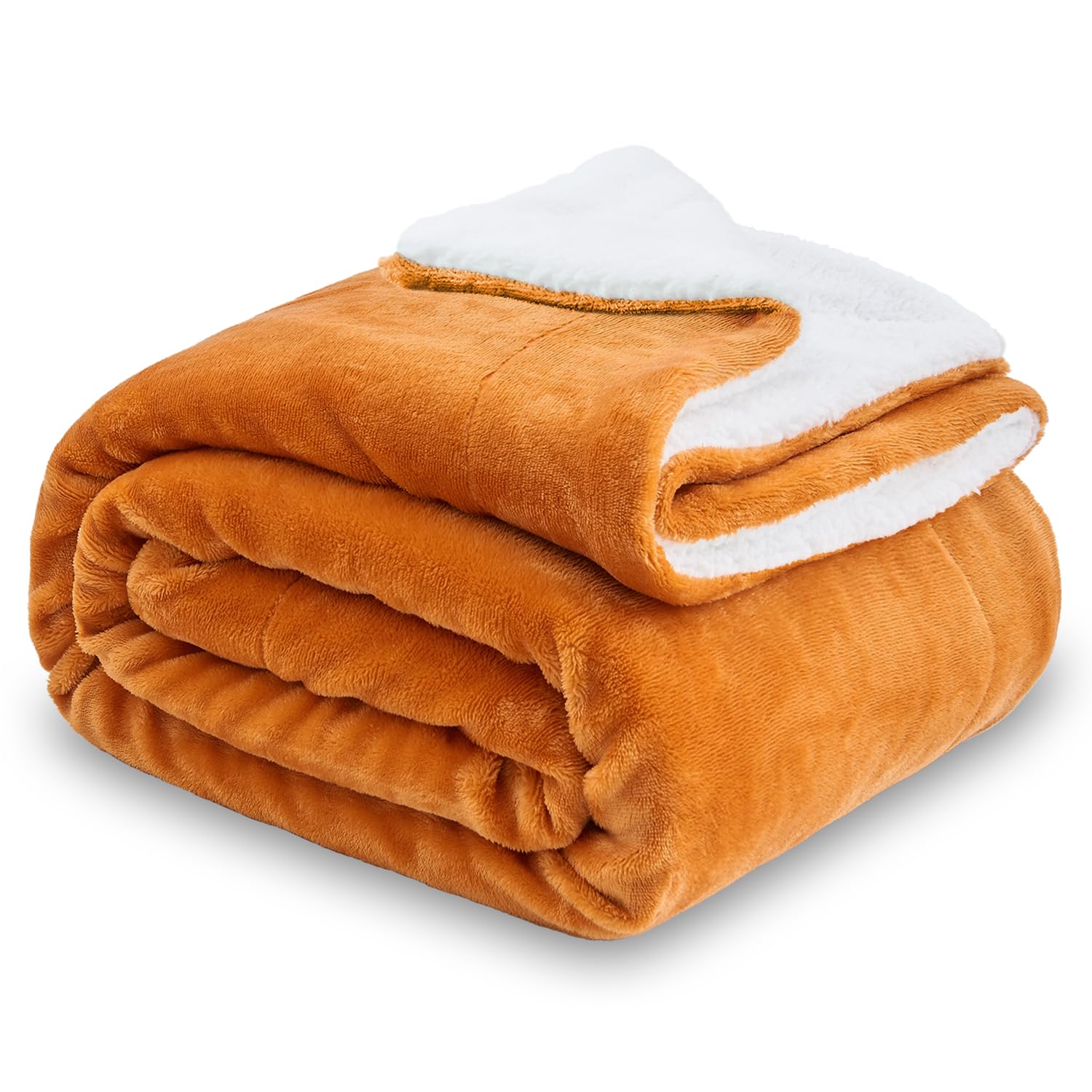 SOCHOW Sherpa Fleecedecke, doppelseitig superweiche luxuriöse Plüschdecke