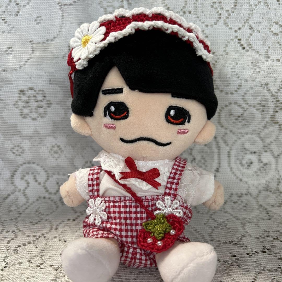 Amazon.co.jp: ちびぬい服 赤ヘッドドレスのセット いちごポシェット