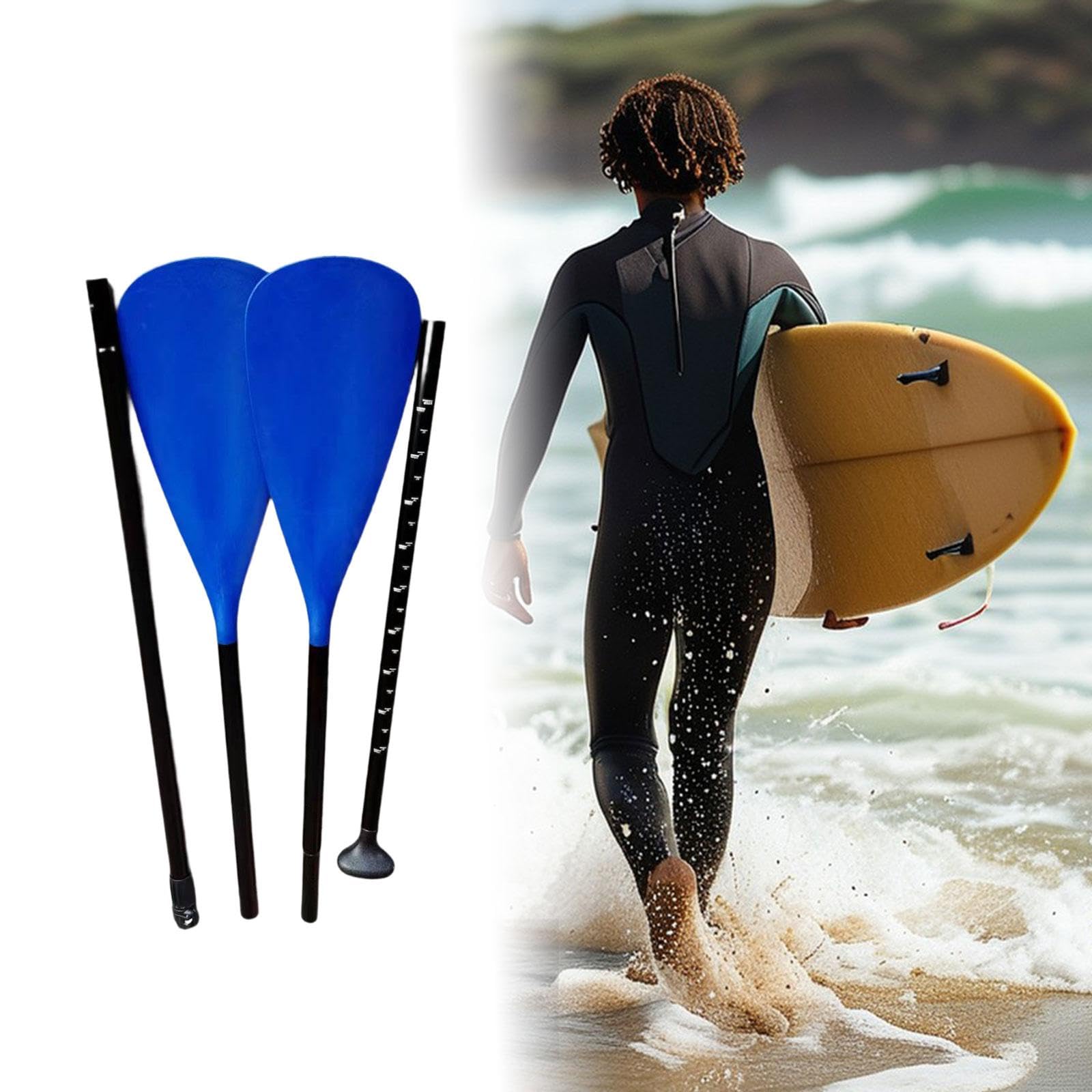 Set di Pagaie per Kayak, in Lega di Alluminio, per Stand-up Paddle Board, Pagaia per Barca, Timone Staccabile, Leggero per Sport Acquatici, Tempo Libe