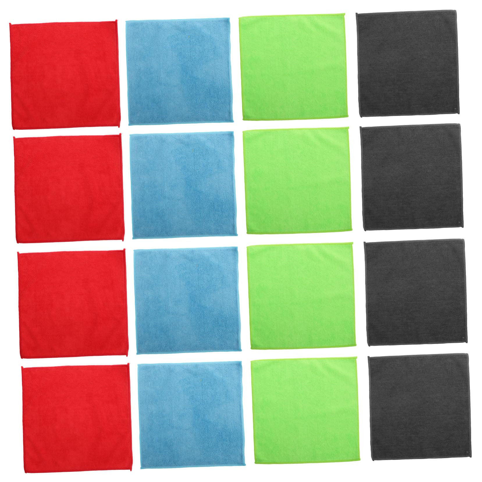 FRCOLOR 24piezas Paños de Microfibra para Cocina y Coche Artículos de Limpieza Reutilizables Paños para Fregar Platos Toallas de Secado Automático Uso Casa y Platos