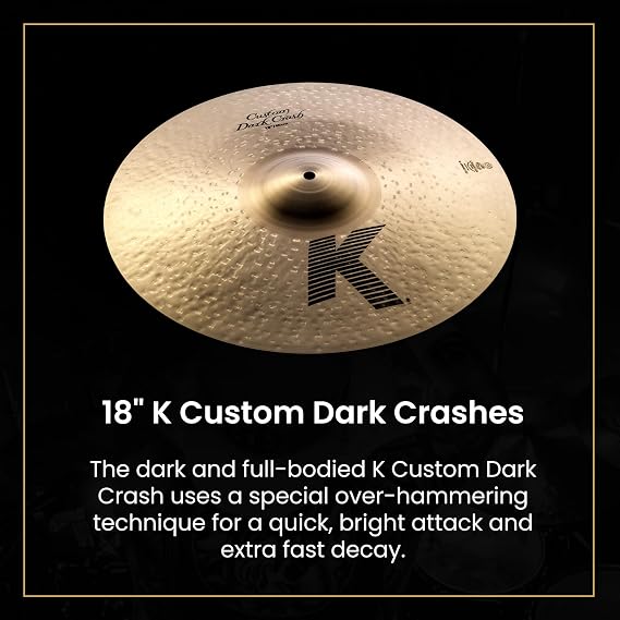 Zildjian KCD900 K Custom Dark Cymbal Pack