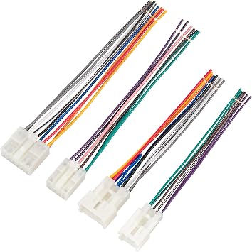 RED WOLF Stereo Harness for 1992-2019 Toyota, 2010-2019 Subaru Aftermarket Radio Wire Harness Female + Male Plug Connector Without JBL System Add Subwoofer Amplifier