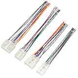 RED WOLF Stereo Harness for 1992-2019 Toyota, 2010-2019 Subaru Aftermarket Radio Wire Harness Female + Male Plug Connector Without JBL System Add Subwoofer Amplifier