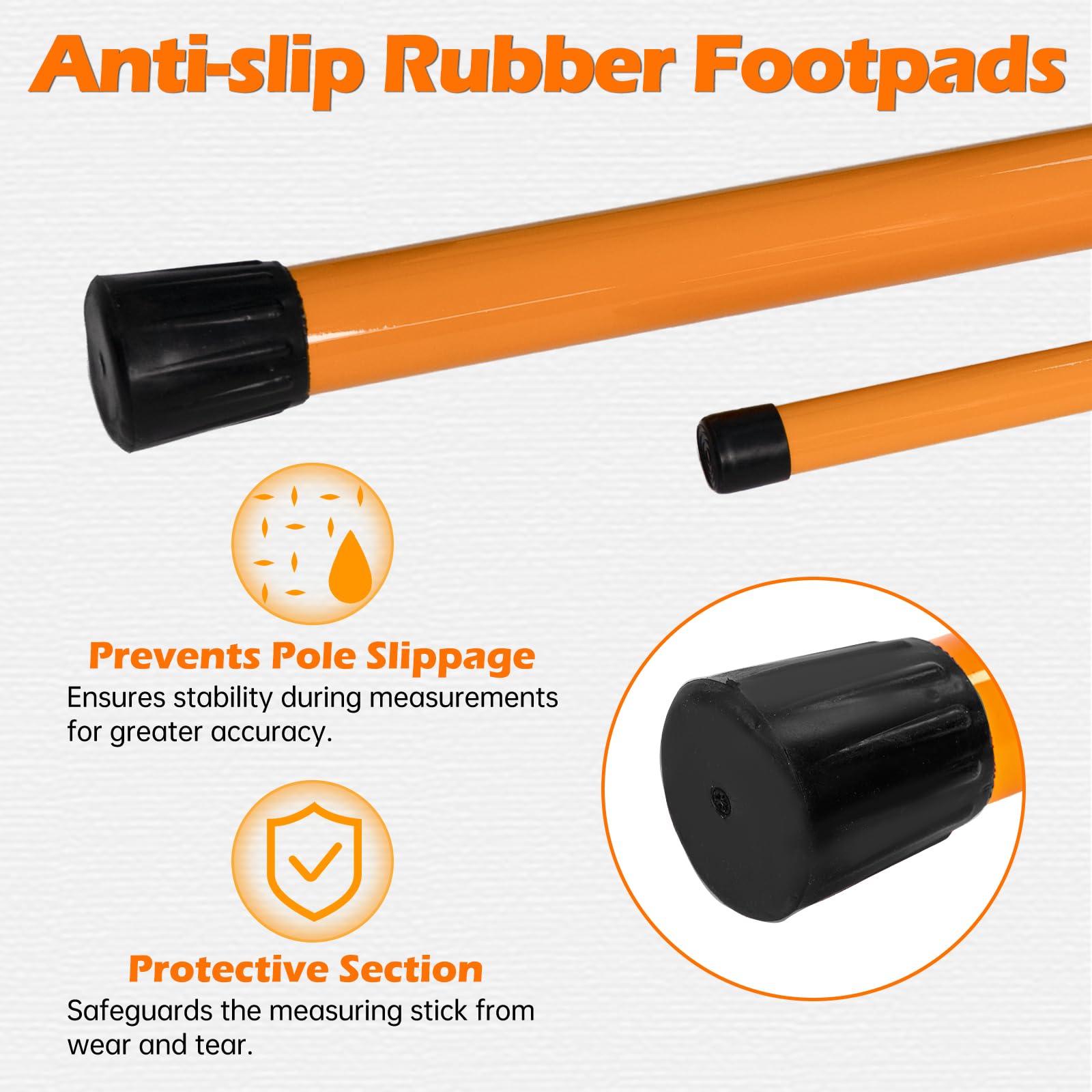 Truck Height Stick - 15FT Fiberglass Measuring Tool -5