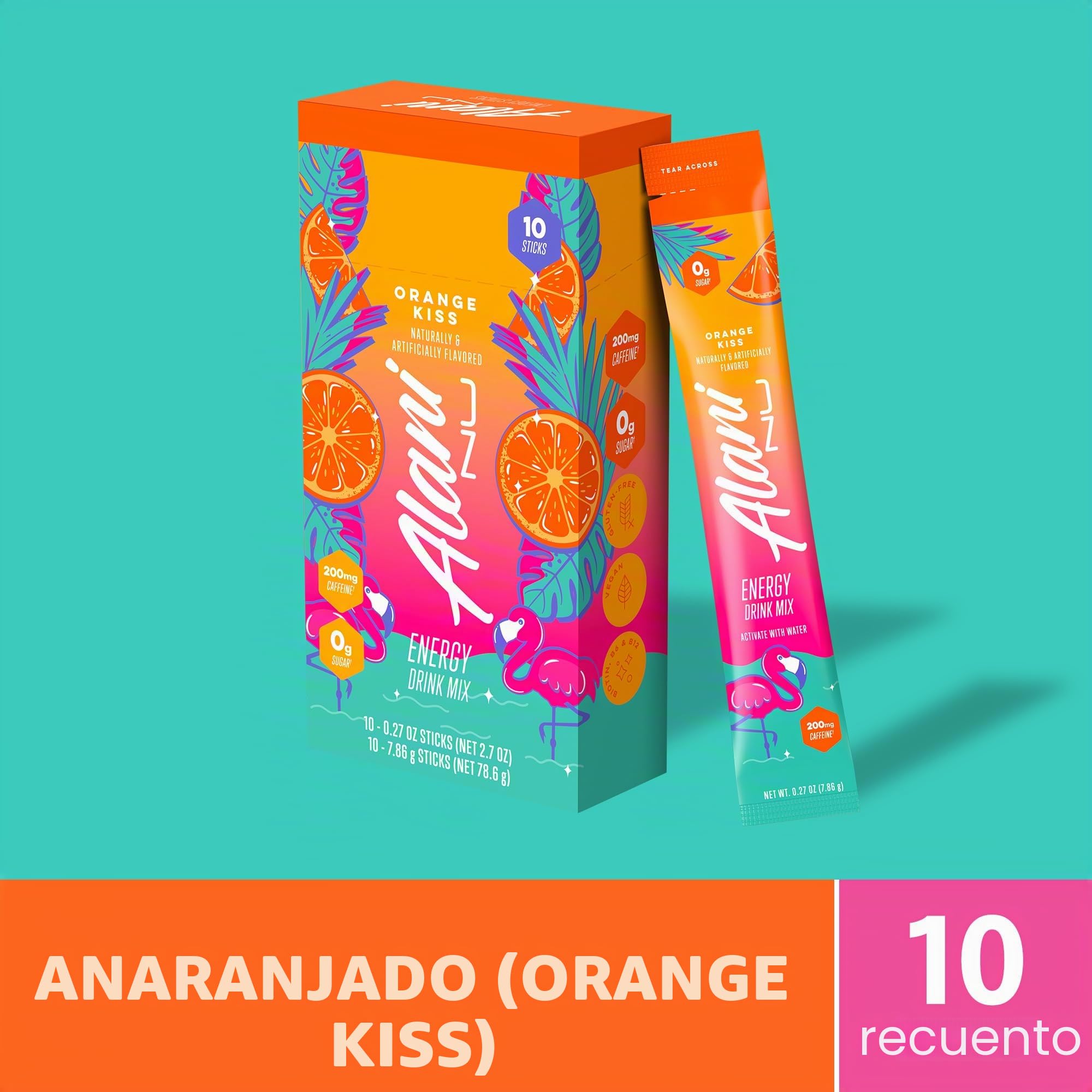 Alani Energy Stick - Beso naranja - 10 unidades