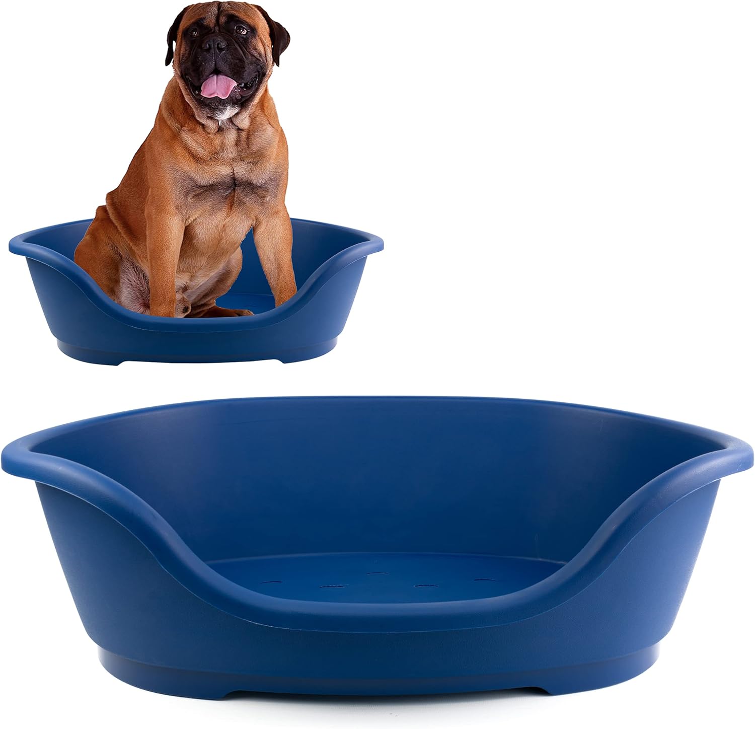 extra large plastic dog bed