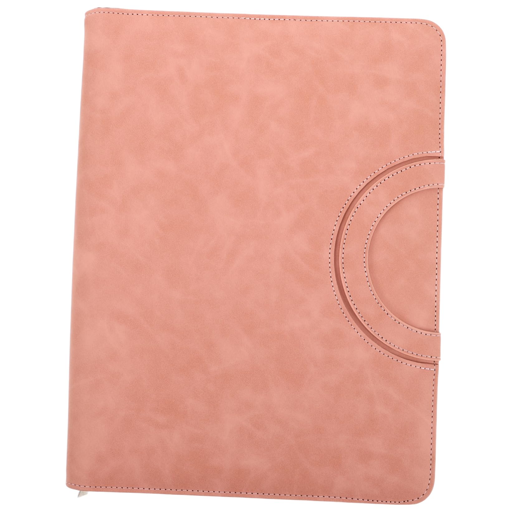 Cartellina Portadocumenti A4 Organizer Multifunzione in Pu con Cerniera Sicura Custodia Rosa per Viaggi e Spostamenti per Studenti e Professionisti