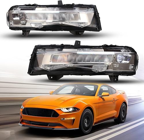 Nixon Offroad Juego de luces antiniebla de coche para Ford Mustang 2018 2019 2020 2021 2022 Juego de faros antiniebla de conducción de repuesto de