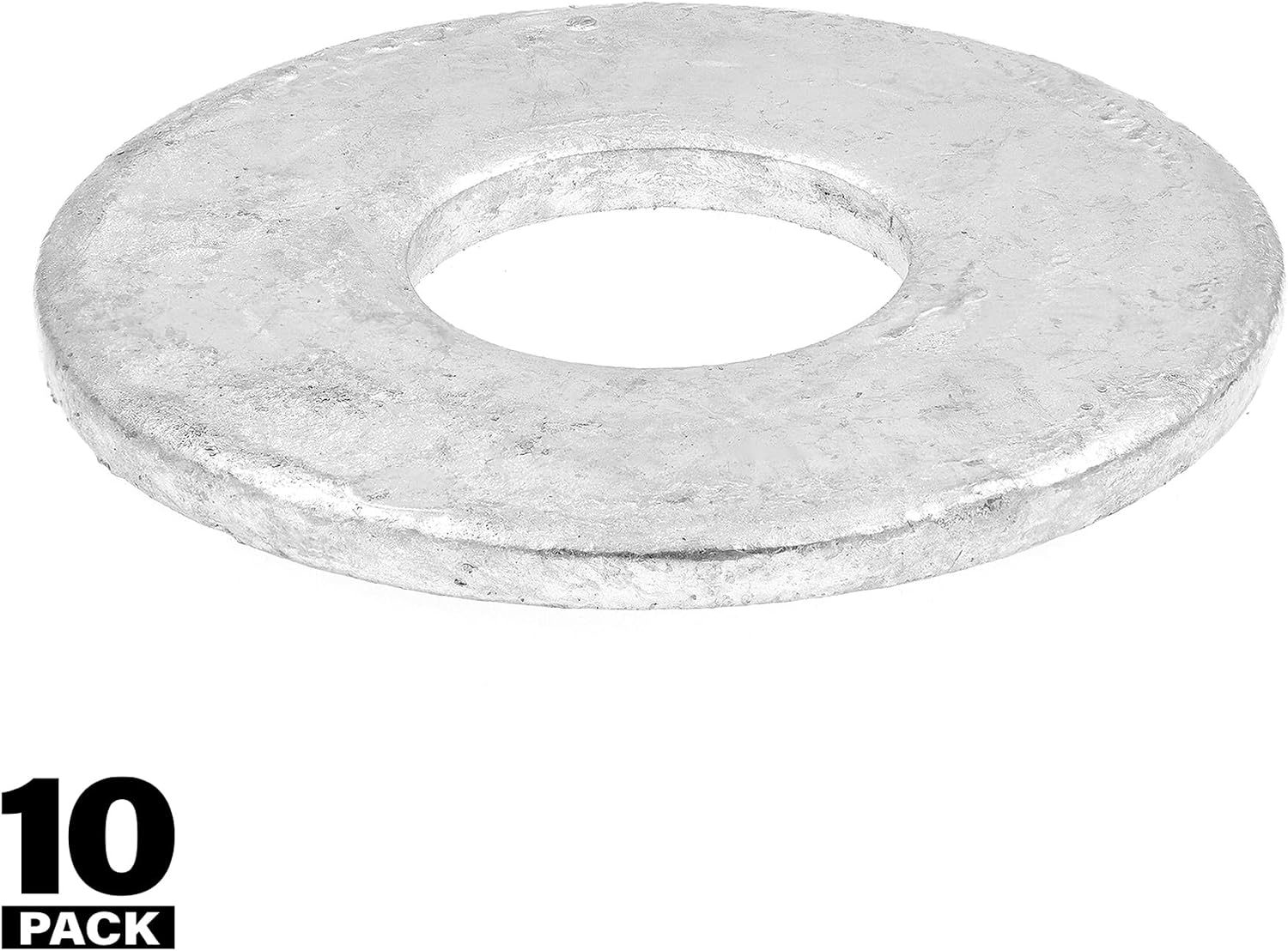 Prime-Line 9080383 Flat Washers, USS, 3/4 in. X 2 in. OD, Hot Dip Galvanized Steel (10 Pack)