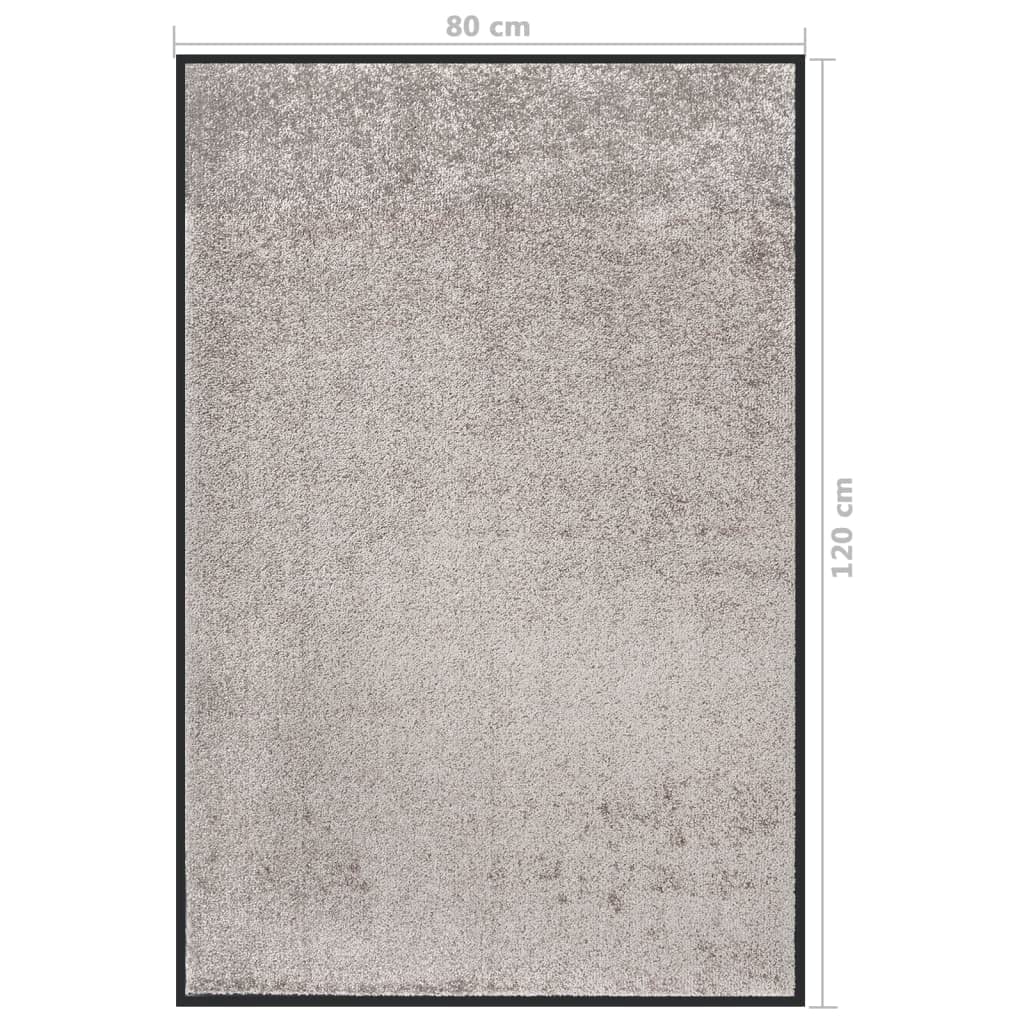 Maison & Jardin - Paillasson Gris 80x120 cm - Décor