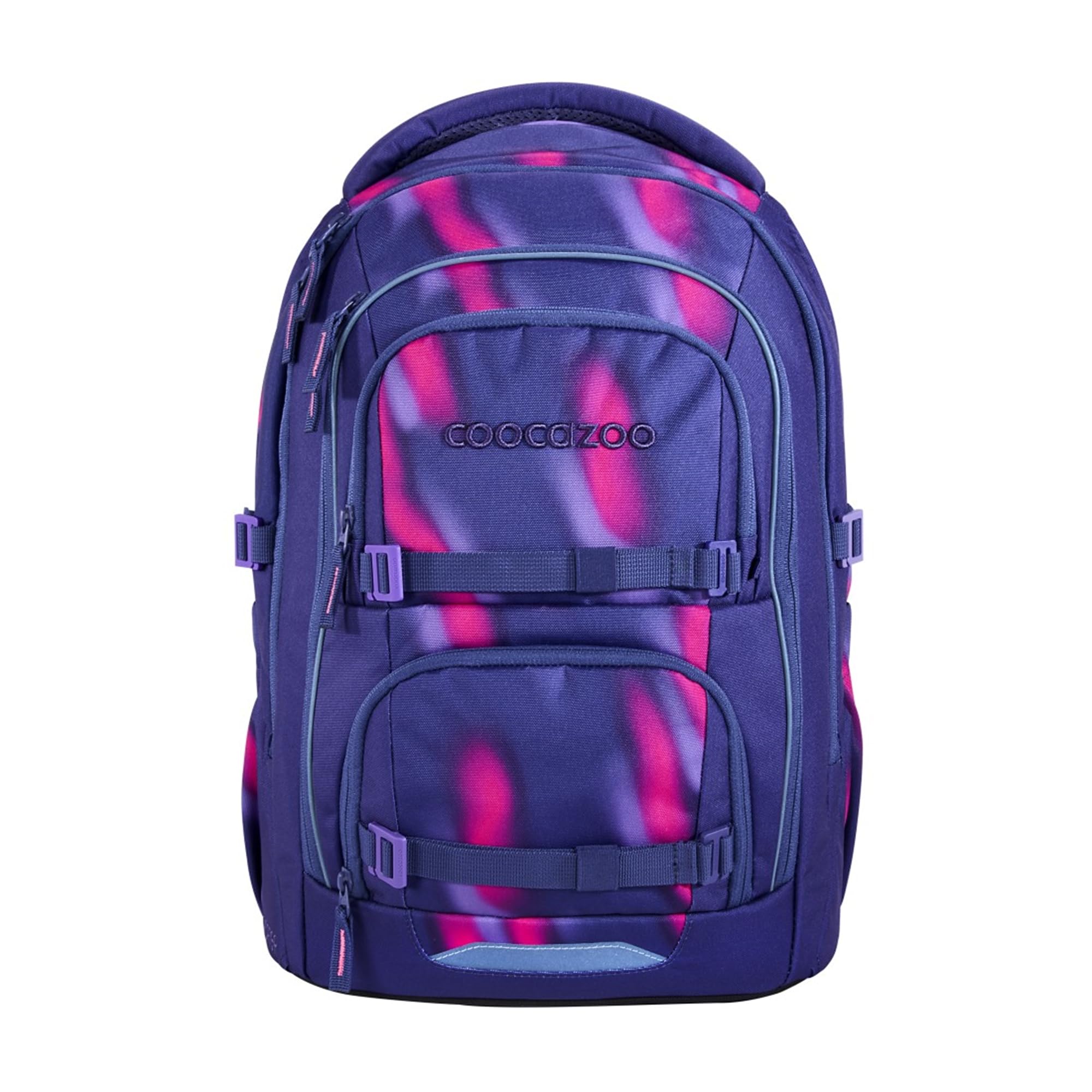 coocazoo Porter Schulrucksack „Aurora Glow”, lila, ergonomischer & anpassbarer Tornister, höhen- & größenverstellbar, mit Brustgurt & Hüftgurt, ab der 3. Klasse