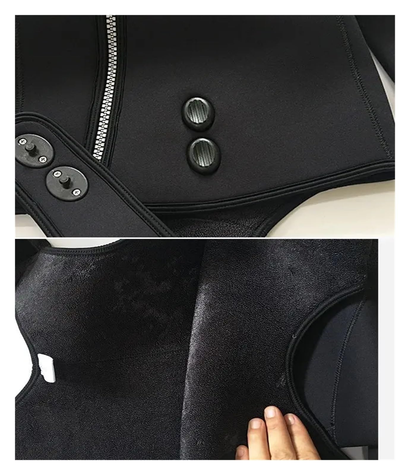 Muta da Snorkeling in Neoprene Fission con Cappuccio a Maniche Lunghe da 7 mm, 2 Pezzi, for Uomo, da Sub, for tenersi al Caldo