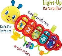 Vista 4 de KiddoLab Bundle: Lira The Musical Caterpillar & Rattle Bee Light-Up Toy - Juguetes atractivos e interactivos para bebés.