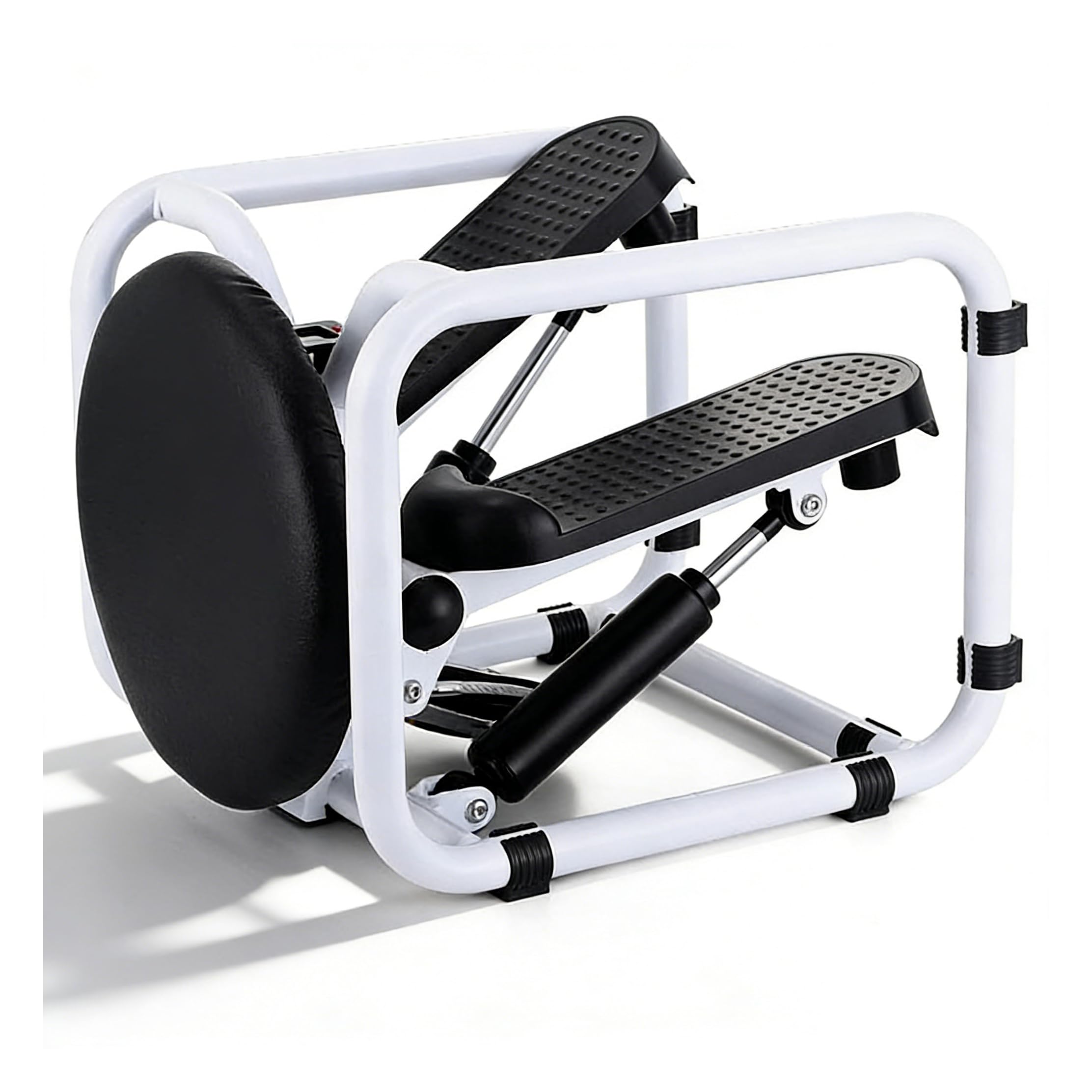 Stepper Desk con fasce di resistenza, macchina idraulica multifunzione per fitness indoor e allenamenti compatti