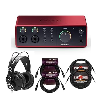 Amazon.com: Focusrite Scarlett 4i4 4th Gen USB Audio