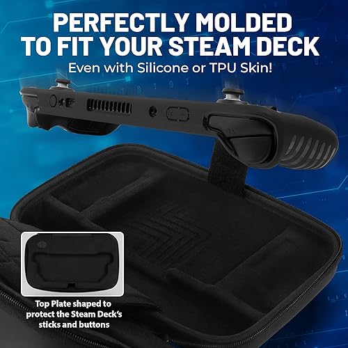 Miniatura 5 de JUBMACH Steam Deck Carrying Case Compatible with Steam Deck Cover TPU - Protective Case for Steam Deck Console & Accessories Non-slip Shockproof