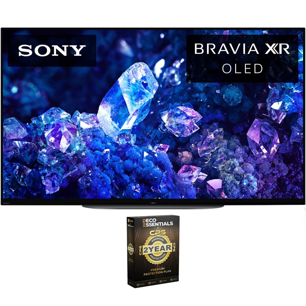 Sony XR42A90K Bravia XR A90K 42 inch 4K HDR OLED Smart TV Renewed Bundle with Deco Essentials CPS