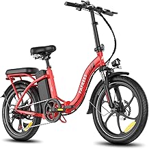Fafrees E-Bike Folding Bike 20 Inch Electric Bicycle with 36 V 20 Ah Battery, 75-90 km Range, 250 W Motor, IP54 & Suspension, E-Bike Women/Men, Foldable, LCD Display, 3 Riding Modes