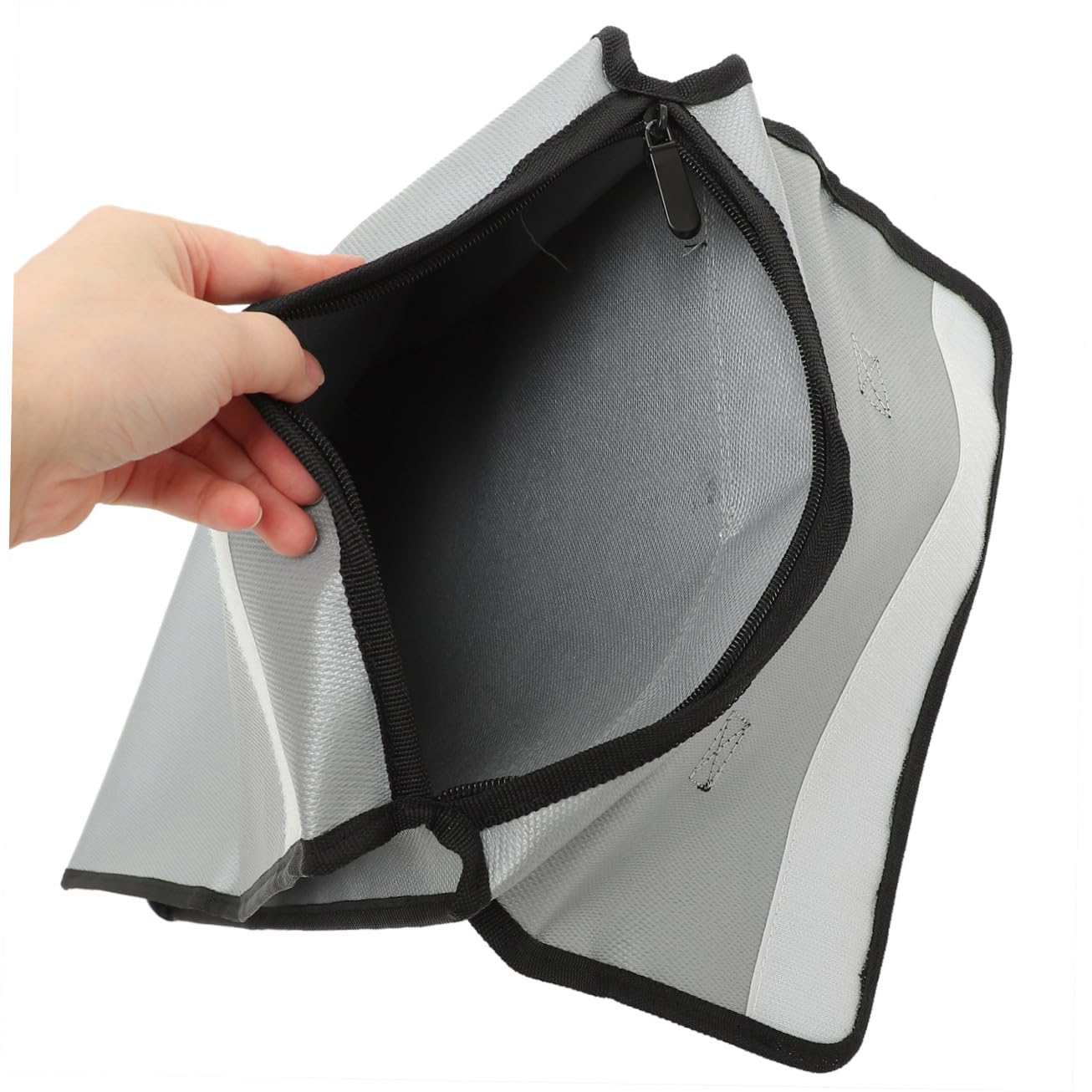 Housoutil Borsa Ignifuga Per Documenti Denaro Contanti Capacità 38x30 5x6 5 Cm