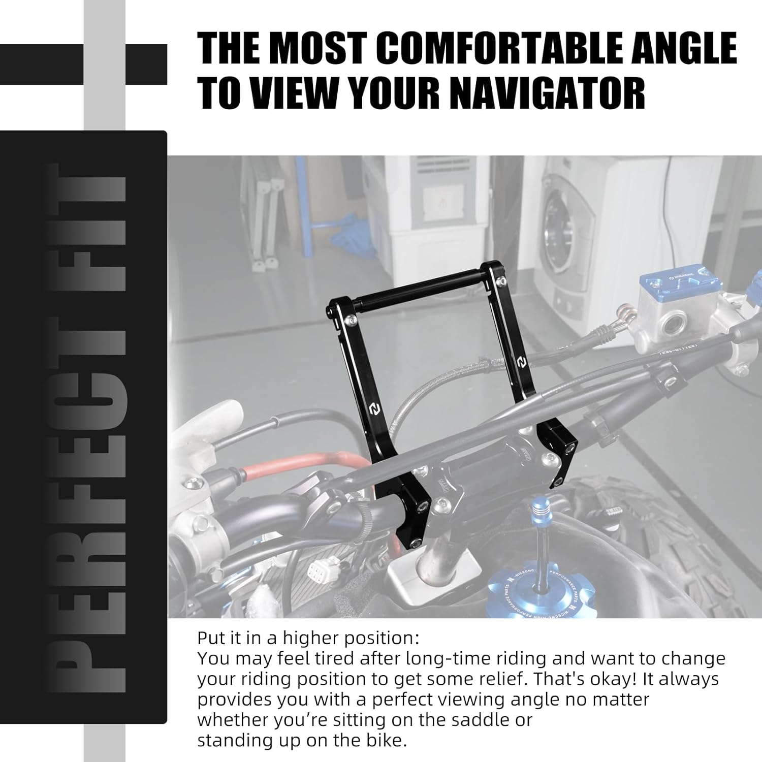 NICECNC Roadbook Mounting Arms and Clutch Lever Compatible with 690 Enduro R/SMC R 2014-2023, Compatible with Husqvarna 701 Super Moto and Enduro 2016-2023, Compatible with GASGAS 700 SM/ES 2022