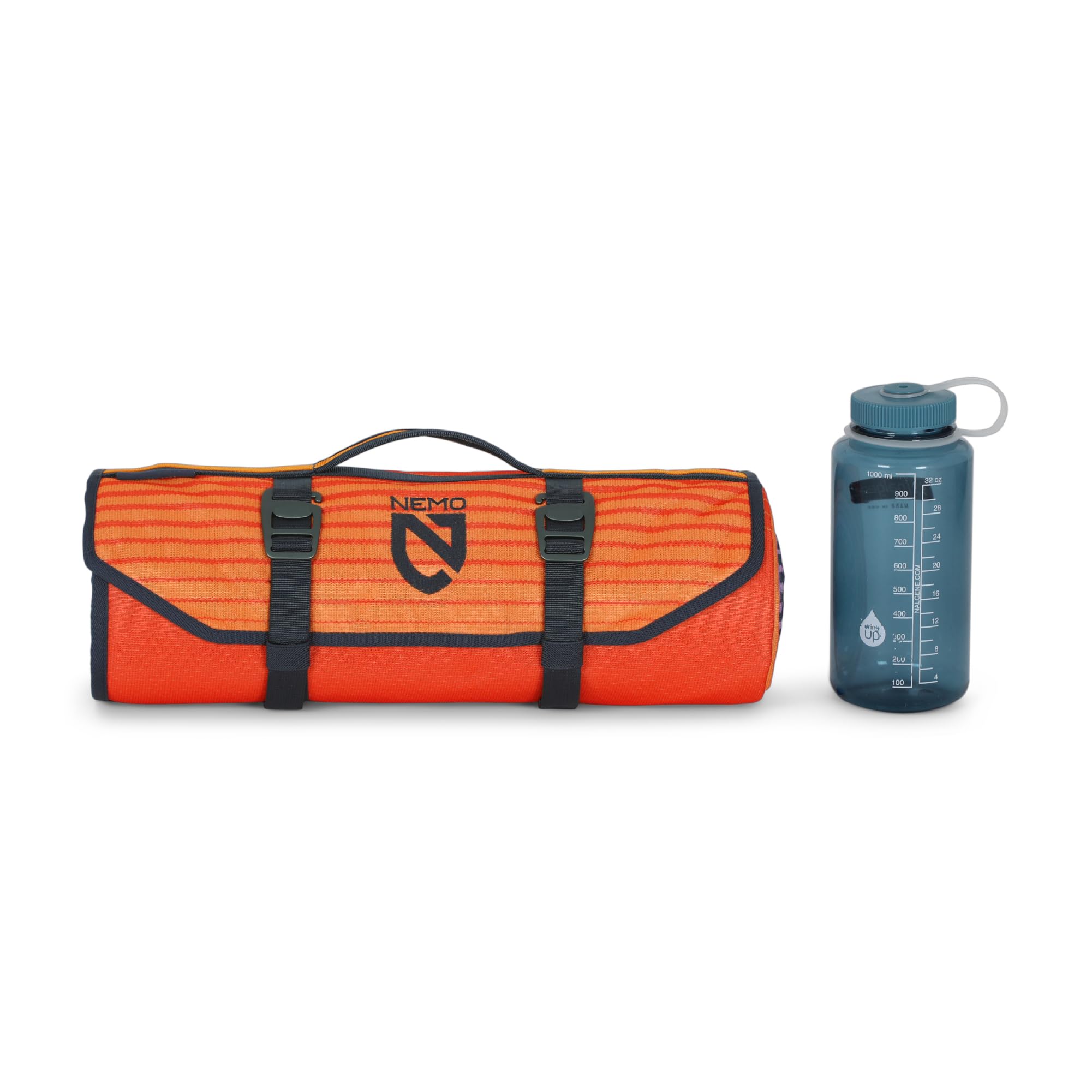 Victory Blanket - Sun Orange Stripe - X-Large | Waterproof, Durable, Packable, Tent Patio, Picnic, Beach, Bottle Opener