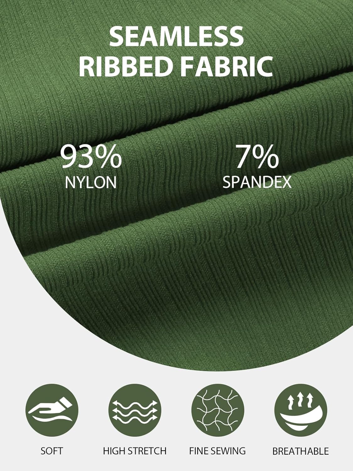 V FOR CITY Womens Square Neck Tank Top with Built-in Bra Ribbed Seamless Camisole Slim Fitted Camis Shirts - Image 3