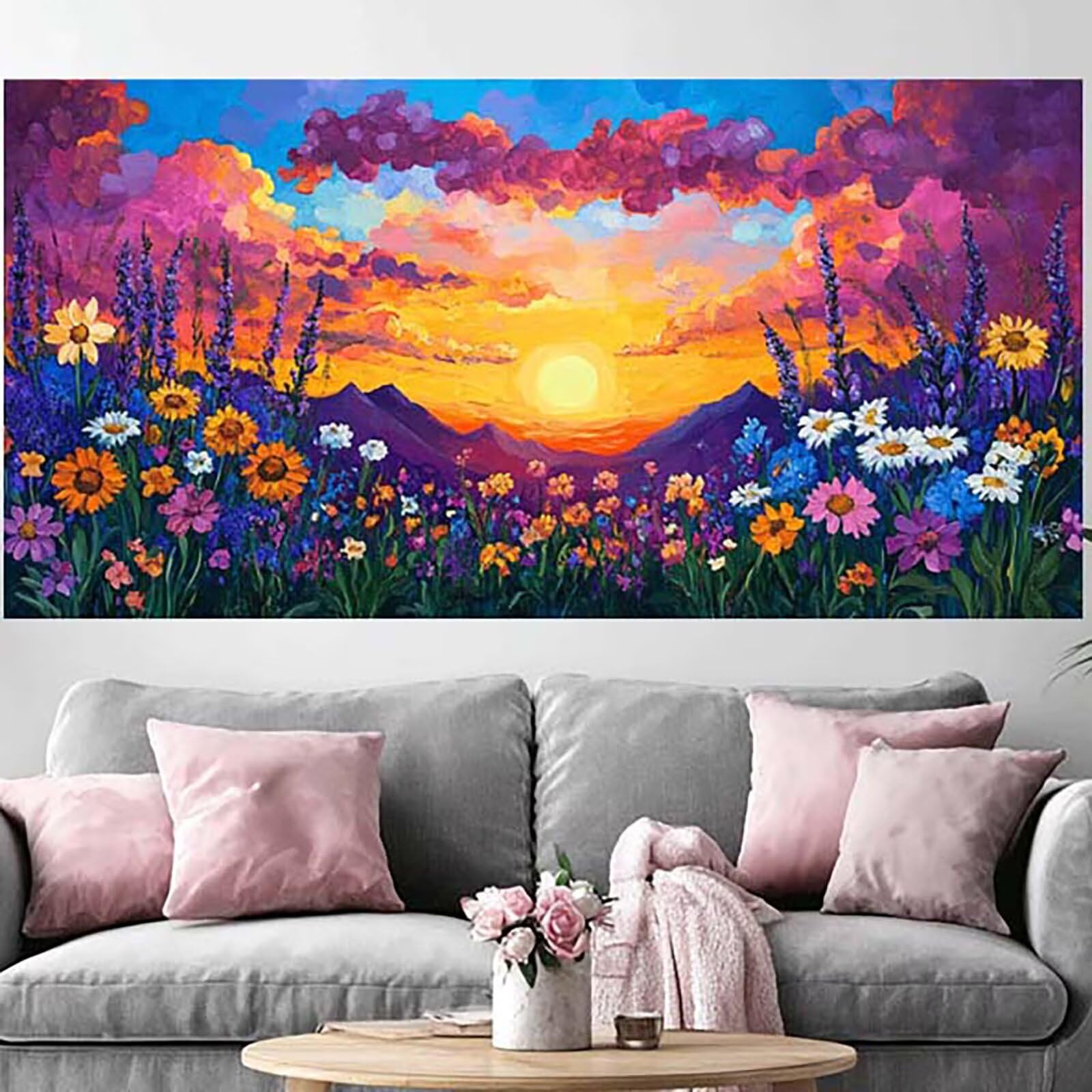 Diamond painting coucher de soleil zen pour libérer votre esprit - 8