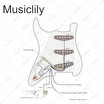 エレキギターその他セット Amazon | Musiclily Pro ストラトギター用配線キット インポート