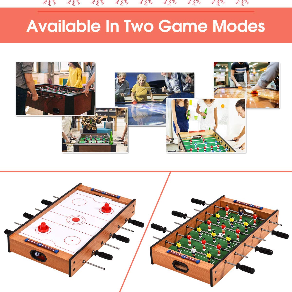Buy Giantex Multi Game Table, 2 in 1 Combo Mini Game Table Top w