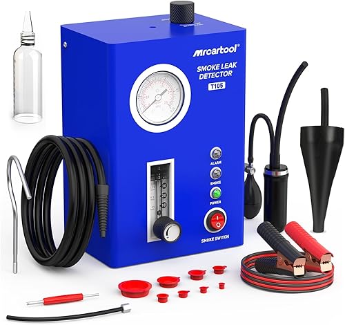 Probador de fugas para máquina de humo, máquina de humo EVAP con bomba de aire incorporada, medidor de presión para sistema de tuberías, fugas de