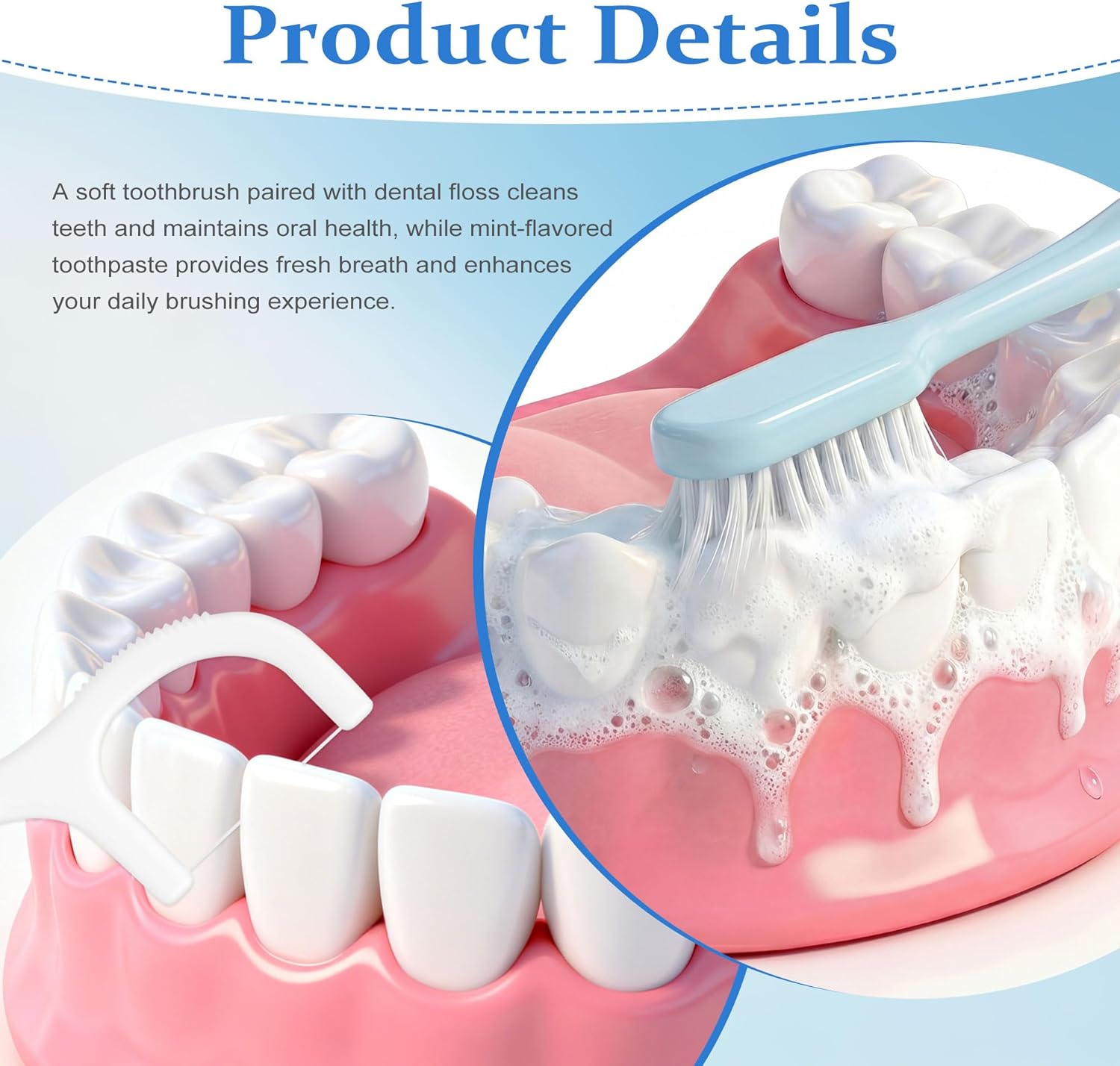 Disposable Toothbrushes with Toothpaste, Travel Toothbrush Kit, Individually Packaged, Light Grey, with Floss Picks, Suitable for Hotel, Home, Camping, Travel (200-PACK)