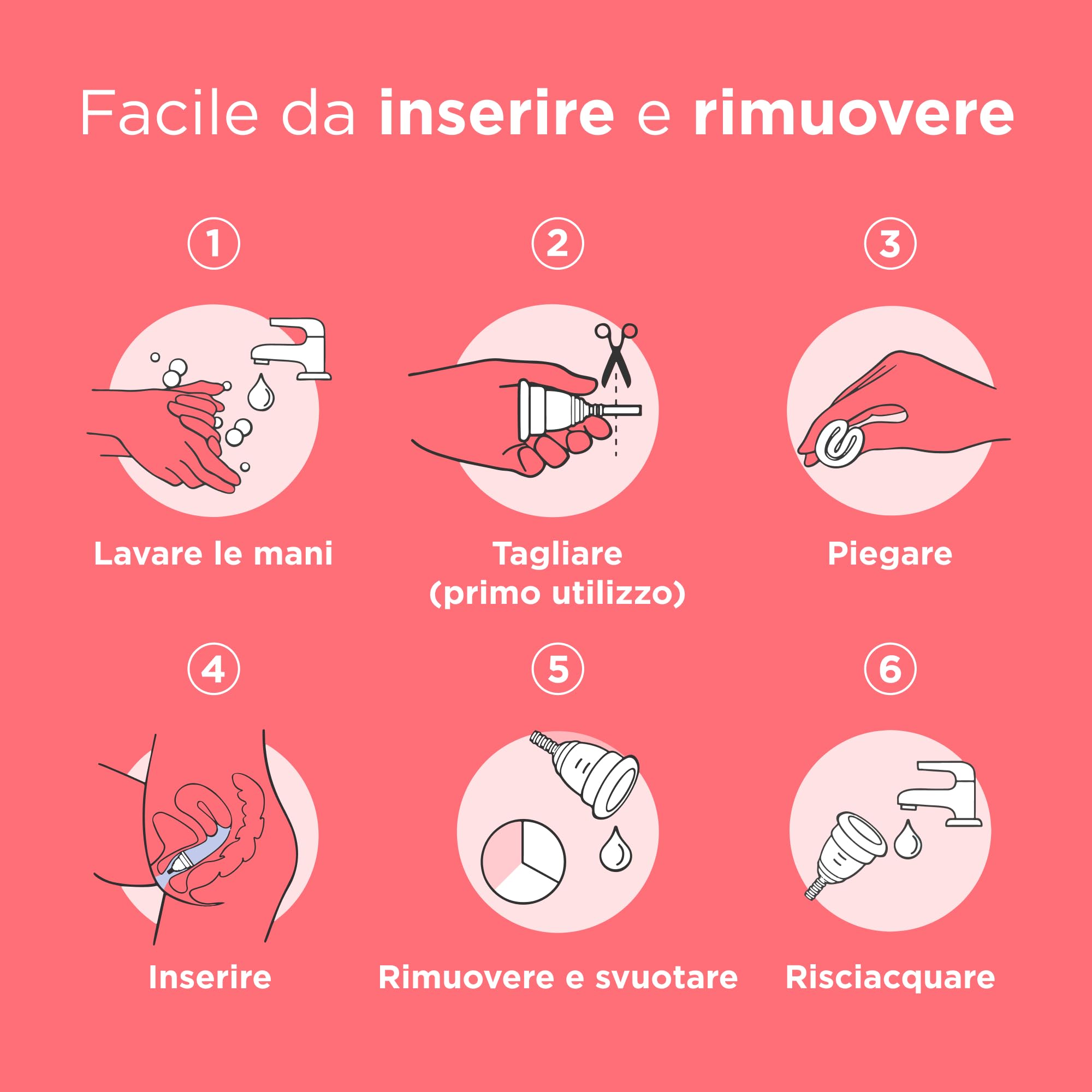 MOONCUP - Coppetta mestruale ecologica - Taglia A