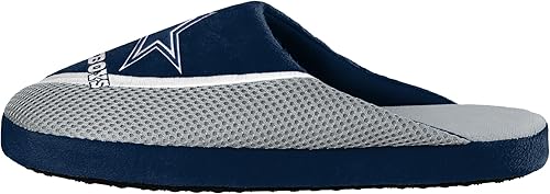 Miniatura 2 de FOCO NFL Edge - Pantuflas para hombre Dallas Cowboys,Arizona Cardinals,Atlanta Falcons,Buffalo Bills,Chicago Bears,Cincinnati Bengals,Cleveland