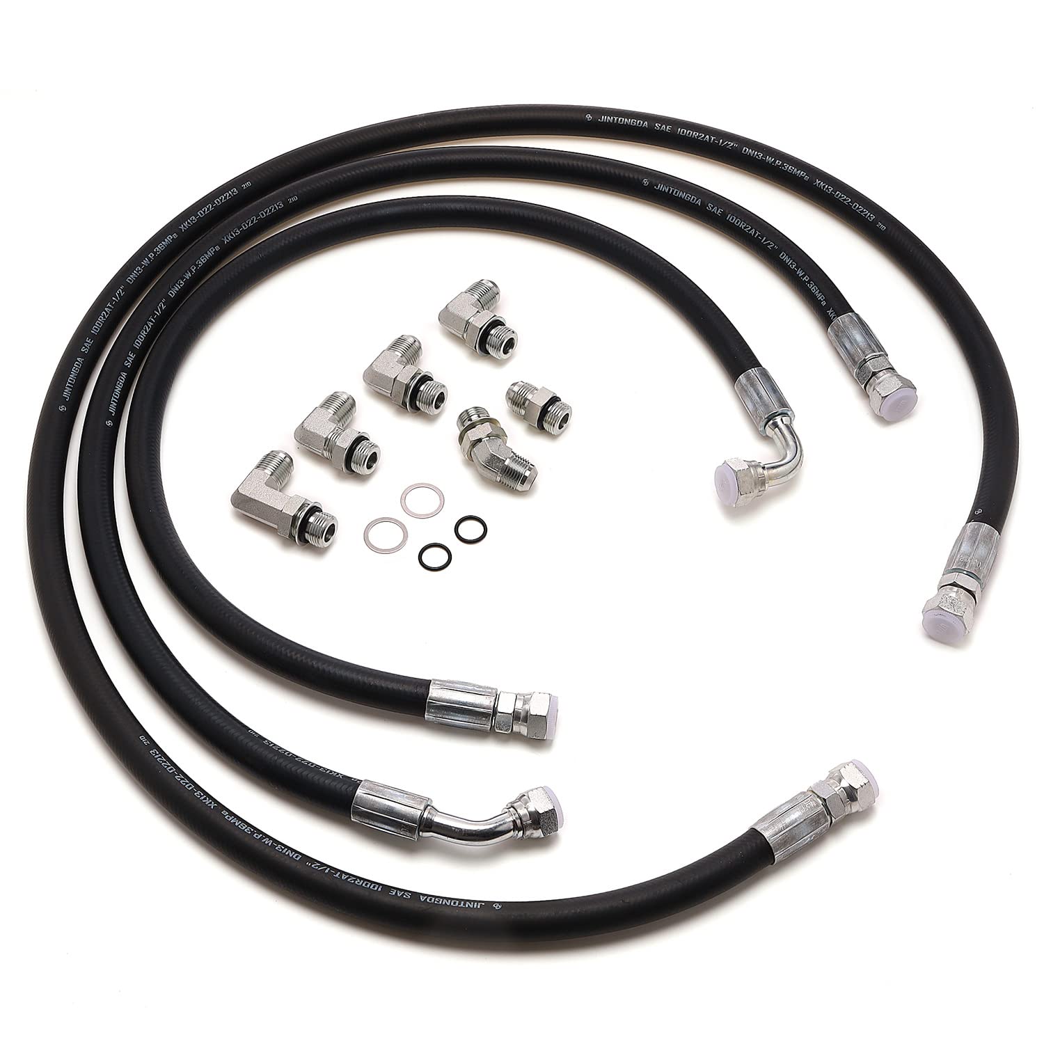 Photo 1 of Allison-Transmission Cooler Hose Line Fitting Kit for 2006-2010 GM GMC Chevy 6.6L LBZ LMM Duramax Diesel